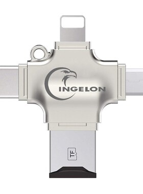 Ingelon Sd-Card-Reader Microsd Phone Metal Memory for Ios 6/