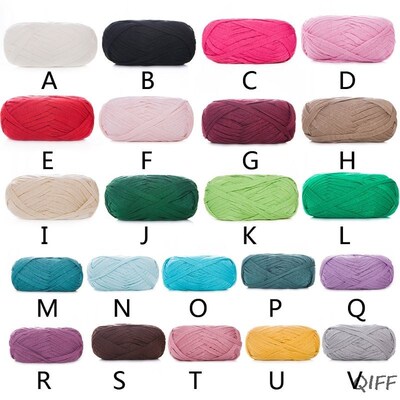 100g Flat Faux Wool Kntting Yarn Crochet Hand-Woven Thread