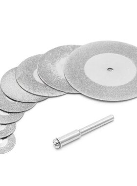 5pcs  Diamonte Cutting Discs & Drill Bit Shank For Rotar