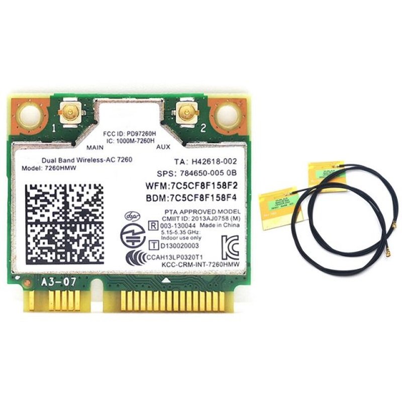Wireless Card Dual Band Wireless AC7260 7260HMW 7260AC 867Mb