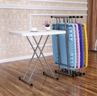 Plastic foldable portable table for working study picnic cam