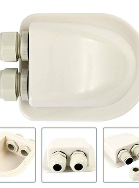 2 Holes Easy Install With Cable Entries Round Cement