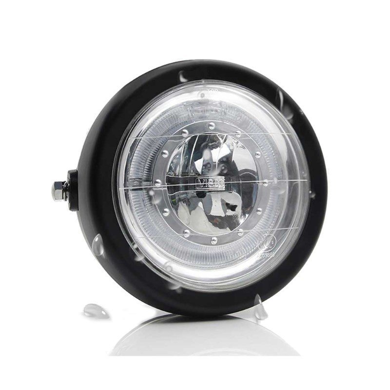 Universal 6.5 Inch LED Motorcycle Headlight Hi / Lo Beam Ang