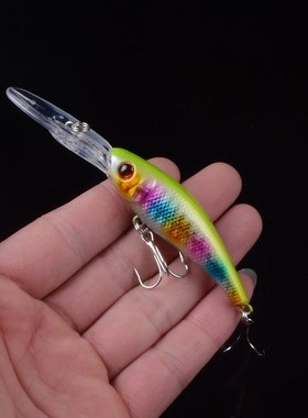 New Arrived Hard Minnow Fishing Lure Topwater Floating Wobbl