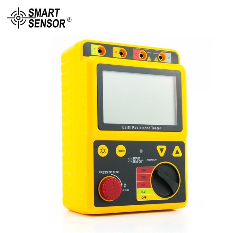 Portable Digital Earth Resistance Meter AR4105A Instrument H