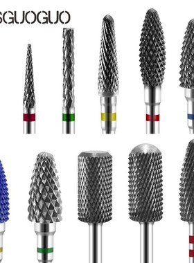 MISSGUOGUO Carbide Nail Drill Bits Rotary Milling Cutters f