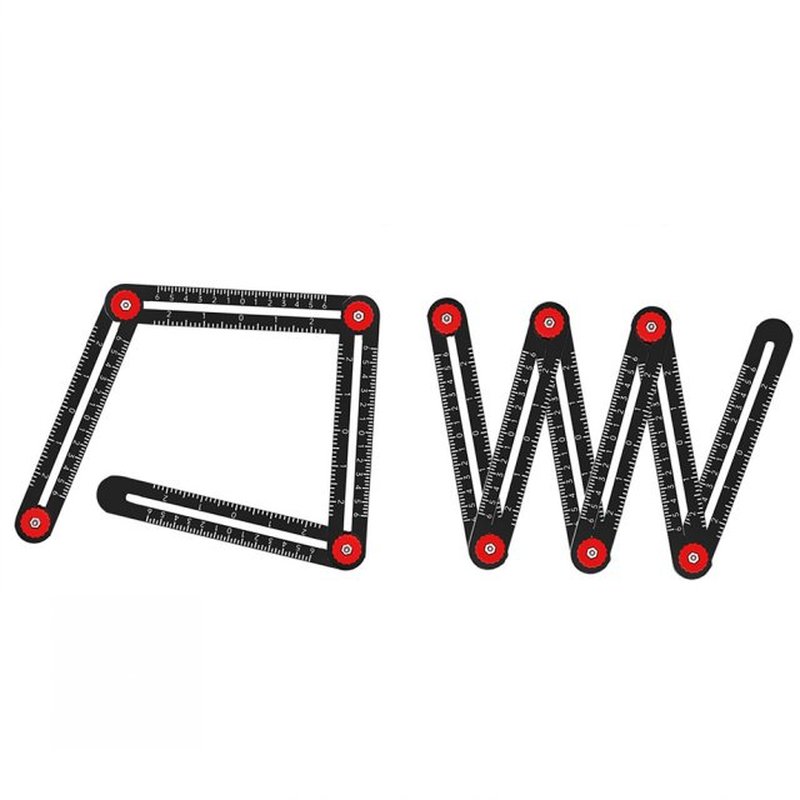 4/6 Fold Universal Angular Template Hole Locator Adjustable