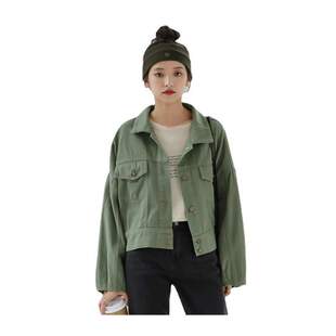 Car jacket jacket loose versatile short jean jacket female t