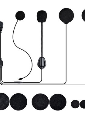 FX6 Motorcycle Helmet Bluetooth Intercom Earphone Parts Hard