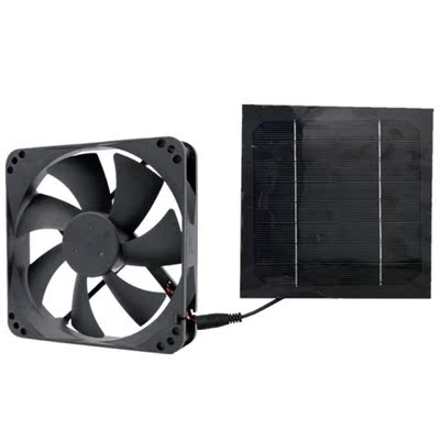 20W  Ventilator USB Solar Exhaust Fan for Greenhouse RV