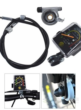 Mechanical Bike Resettable Odometer Speedometer Universal fo