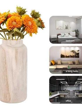 Wooden Eco-Friendly Vase Embryo Flower Pot Vase Household De