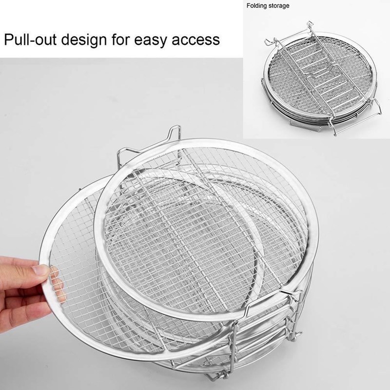 5 Layer Dehydrator Rack Stand Accessories for 6.5Qt 8Qt Ninj