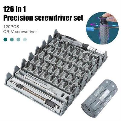 126Pcs Screwdriver Set Magnetic Bits Screwdrivers Household