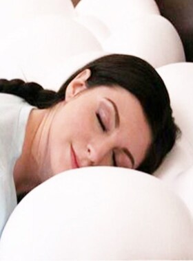 3D Neck Micro Airball Pillow Deep Sleep Addiction Head Rest