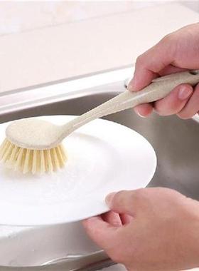 Handheld Cleaning Brush Long-handled Washing Dishes Brush
