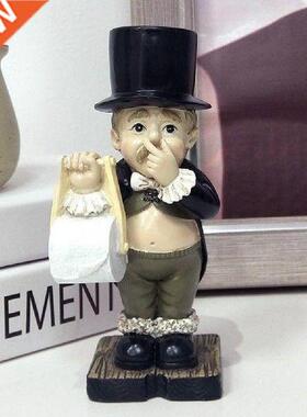Toilet Butler Statue Home Decoration Accessories Sculpture