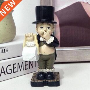 Toilet Butler Statue Home Decoration Accessories Sculpture