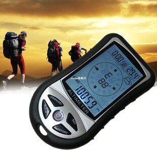 8 In 1 Compass Digital LCD Altimeter Barometer Thermometer W