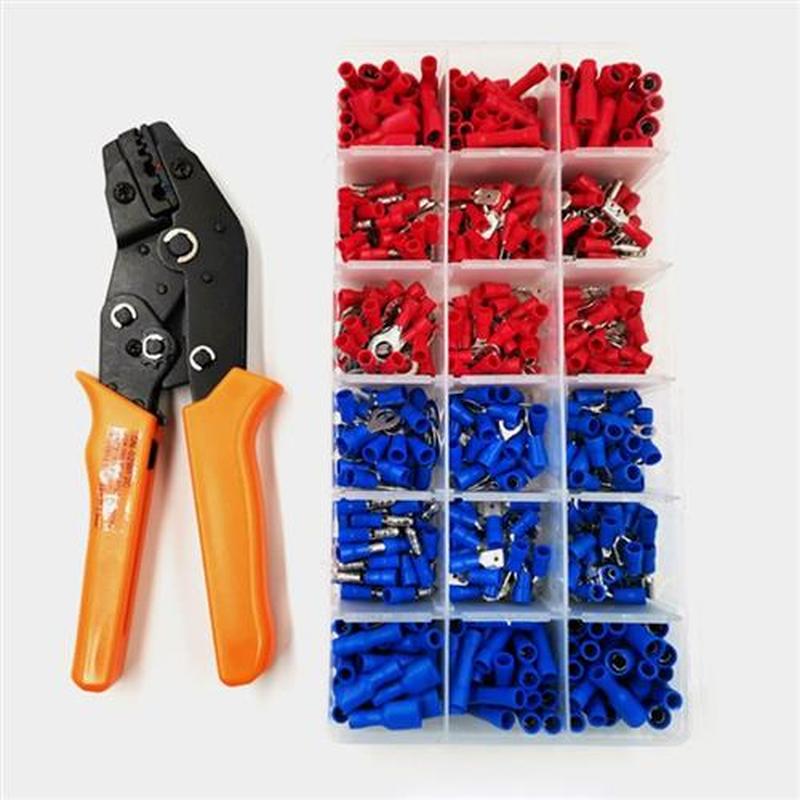 Crimping Plier Set Wire Crimper Kit With 450Pcs Wire Connect