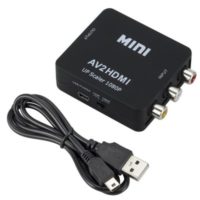 AV2HDMI RCA AV/CVSB L/R Video to HDMI-compatible AV Scaler A