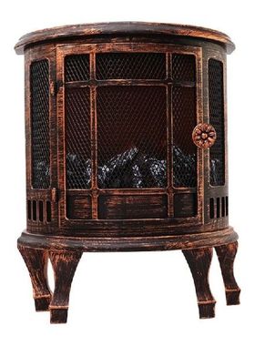 LED Fireplace Lantern Decorative Flameless Log Fire Effect