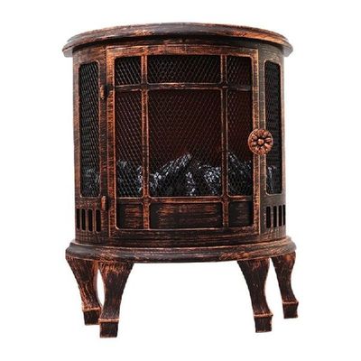 LED Fireplace Lantern Decorative Flameless Log Fire Effect