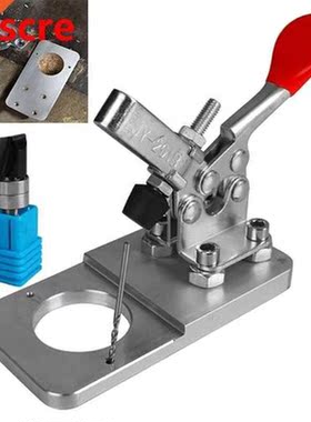 35/40mm Hinge Jig with Clamp Drill Bit Aluminum Alloy Drilli