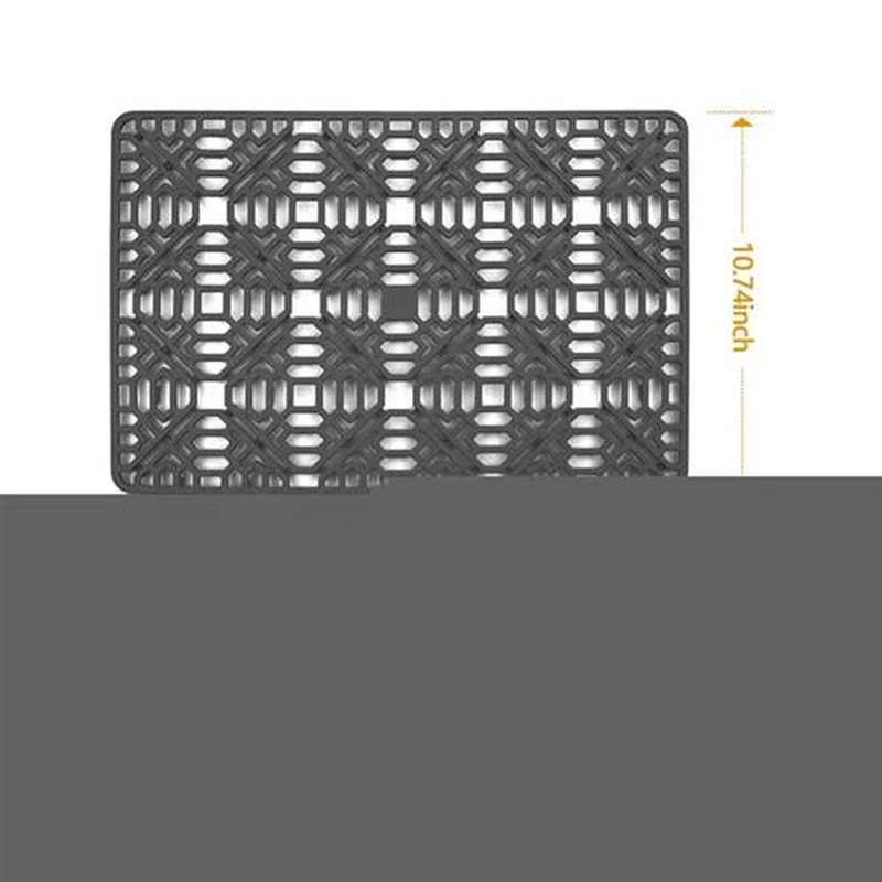 2PCS Silicone Kitchen Sink Mat,Great Sink Protector Grid