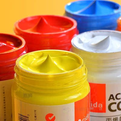 Acrylic Paints 24 Colors Professional Brush Set 50ml Tubes A