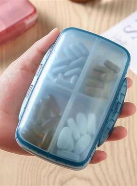 Portable Pill Cases Travel Dispen Storage Container Large Ca
