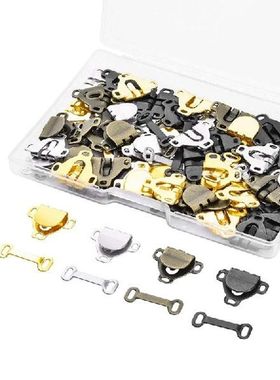 60 Pairs Skirt Hooks And Eyes Sewing Hook Eye Closures For
