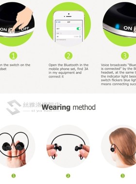 Professional Bluetooth Headset Intelligent Touch Voice Contr