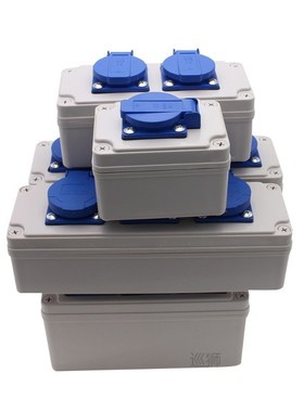 Outdoor Household Waterproof Electrical EU 10A Multi-Functio