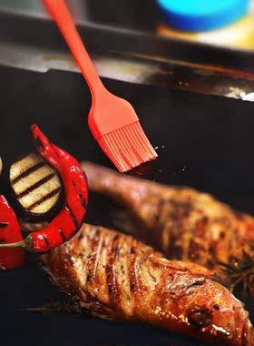 2pc Baking Paper Mat BBQ Cooking Mat Paper Reusable Nonstick