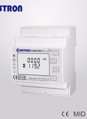 SDM630MCT non-MID 1/5A CT connected Mutli Function Four Modu
