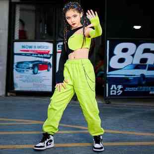 new Jazz Dance Costumes For Girls Fashion Hiphop Suit Child