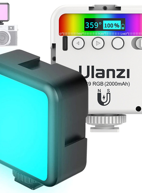 Ulanzi VL49 RGB Video Lights Mini LED Camera Light 2000mAh R
