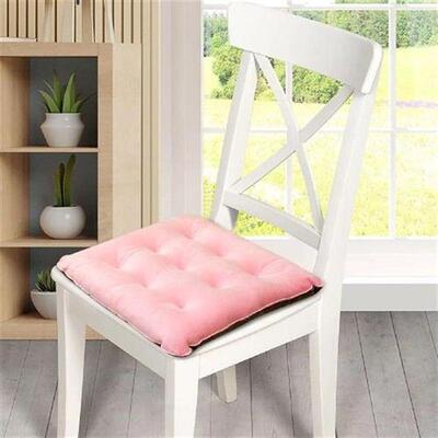 Color Matching Crystal Velvet Cushion Chair Cushion Student