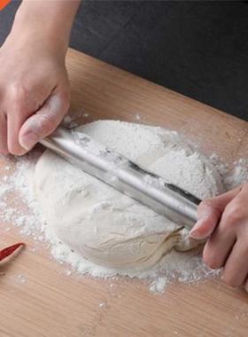 argent 304 acier inoxydable rouleau à patisserie