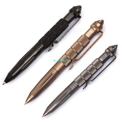 New Black Tactical Pen Glass Breaker Self Defense Emergency