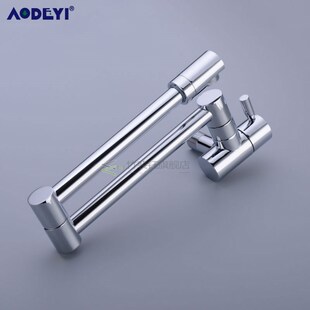 s Wall Mounted Kitchen Faucet Pot Filler Faucet Swivel Foldi