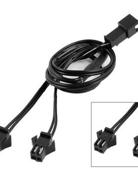Female to Male 2 Pin Connector EL Wire Inverter 2 Way Splitt