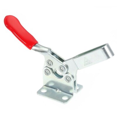 Hand Tool Toggle Clamp GH-201B Antislip Red Horizontal Clamp