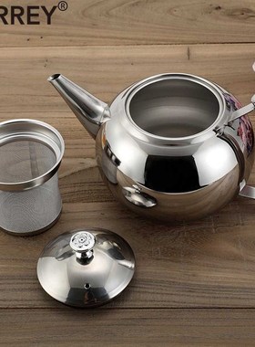 2L Stainless Steel Teapot With Tea Infuser Filter Oolong Ket