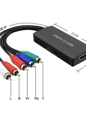 HDMI to 5RCA RGB Component YPbPr Video  R/L Audio Adapter Co