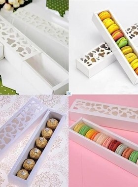 10pcs Cookie Cake Boxes Chocolate Macarons Box Wedding Party