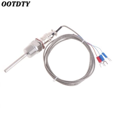 RTD Pt100 Temperature Sensor Probe L 5cm 1/2