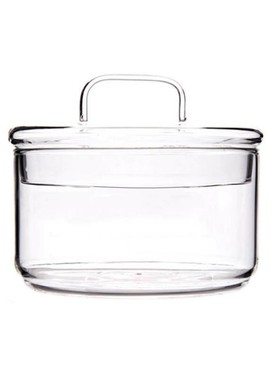 *Stackable Heat Resistant Glass Bowl Transparent Salad Bowl
