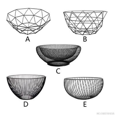 Metal Fruit Vegetable Storage Bowls Kitchen Egg Baskets